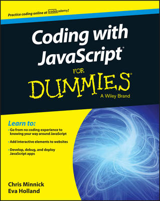 Book cover for Coding with JavaScript For Dummies