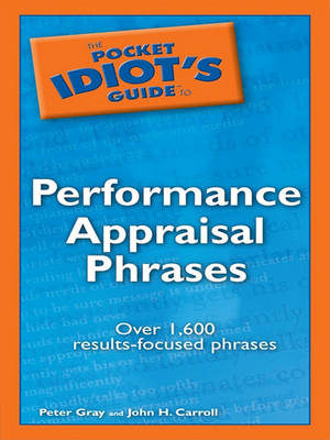 Book cover for The Pocket Idiot's Guide to Performance Appraisal Phrases