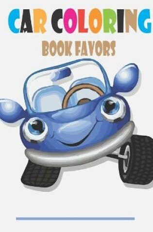 Cover of Car Coloring Book Favors