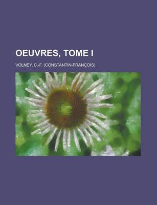 Book cover for Oeuvres, Tome I