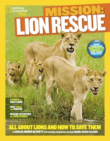 Book cover for Nat Geo Kids Mission Lion Rescue