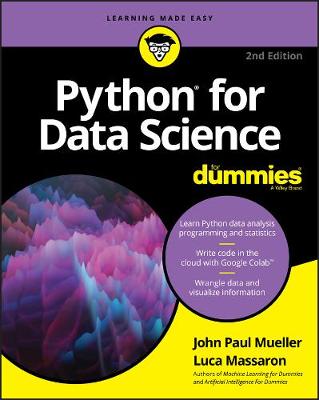Book cover for Python for Data Science For Dummies