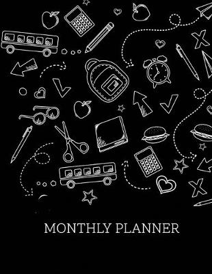 Book cover for School Year Monthly Planner