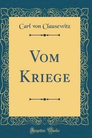 Cover of Vom Kriege (Classic Reprint)