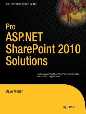 Book cover for Pro ASP.NET SharePoint 2010 Solutions