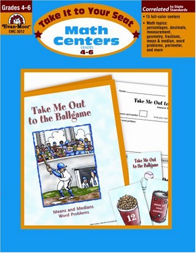 Book cover for Take It to Your Seat Math Centers, Grades 4-6