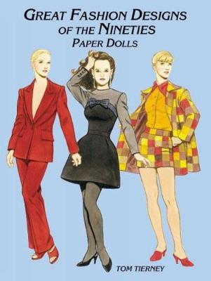 Book cover for Great Fashion Designs of the Nineties Paper Dolls