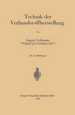 Cover of Technik Der Verbandstoffherstellung