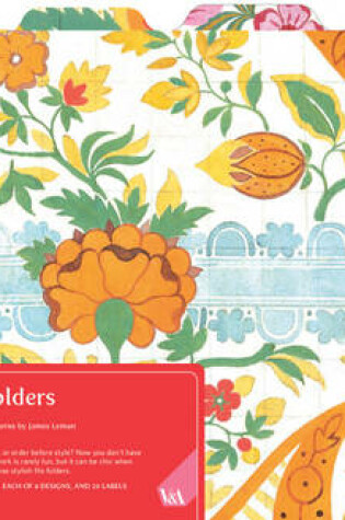Cover of V&A Spitalfields Silk File Folders