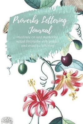 Book cover for Proverbs Lettering Journal