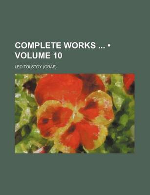 Book cover for Complete Works (Volume 10)
