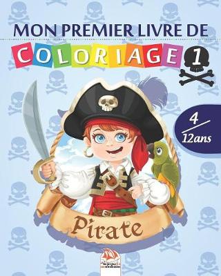 Book cover for Mon premier livre de coloriage - Pirate 1