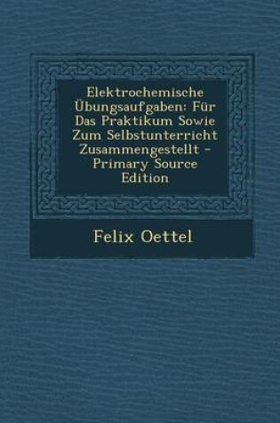 Cover of Elektrochemische Ubungsaufgaben