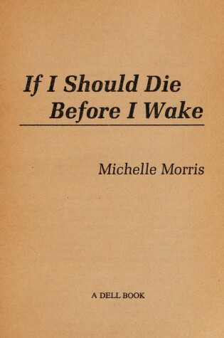 Cover of If I Should Die Befo