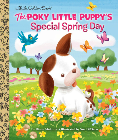 Book cover for The Poky Little Puppy's Special Spring Day