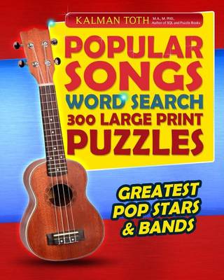 Book cover for Popular Songs Word Search 300 Large Print Puzzles