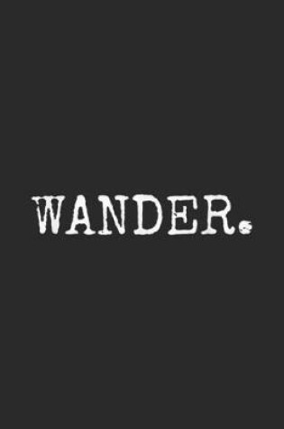 Cover of Wander.