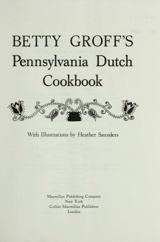 Cover of Pennsylvania Cookbook