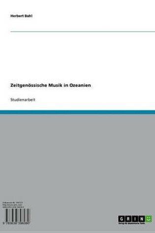 Cover of Zeitgenossische Musik in Ozeanien