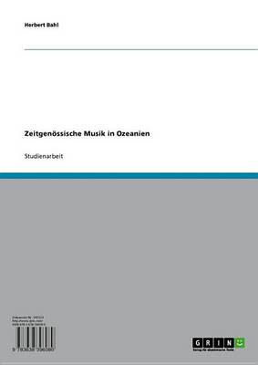 Book cover for Zeitgenossische Musik in Ozeanien