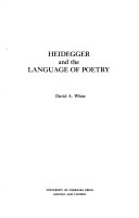 Book cover for Heidegger and the Language of Poetry