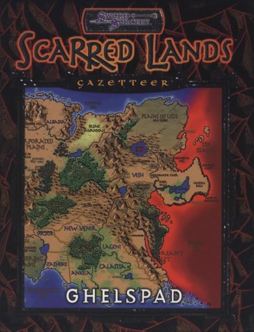 Book cover for Scarred Lands Gazetteer