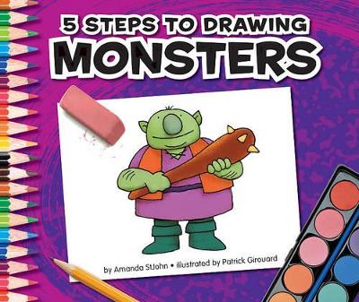 Book cover for 5 Steps to Drawing Monsters