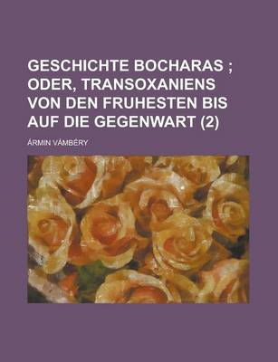 Book cover for Geschichte Bocharas (2)