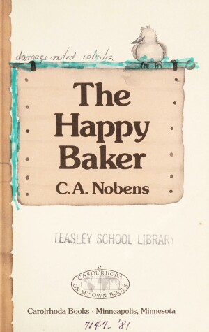 Book cover for The Happy Baker