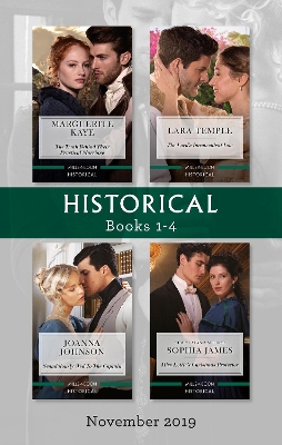 Book cover for Historical Box Set 1-4/The Truth Behind Their Practical Marriage/The Lord's Inconvenient Vow/Scandalously Wed to the Captain/Miss Lottie's Ch