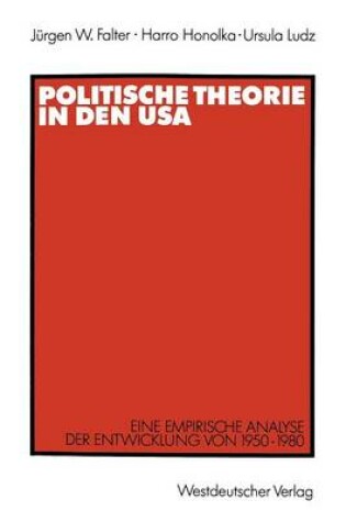 Cover of Politische Theorie in Den USA