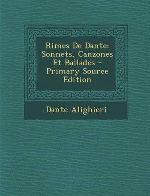 Book cover for Rimes de Dante