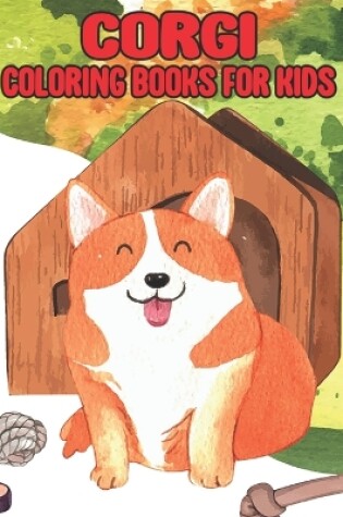 Cover of Corgis coloring book for kids