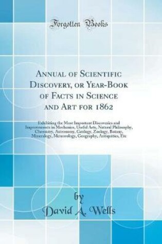 Cover of Annual of Scientific Discovery, or Year-Book of Facts in Science and Art for 1862