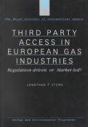 Book cover for Third Party Access in European Gas Industries