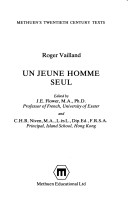 Cover of Jeune Homme Seul
