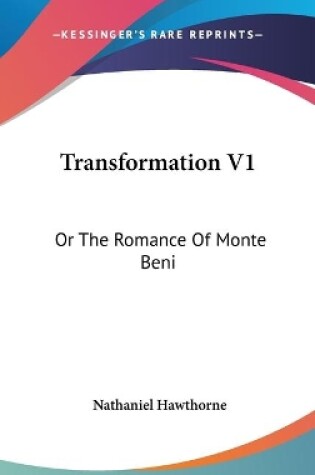 Cover of Transformation V1