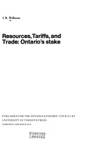 Book cover for Resources, Tariffs and Trade