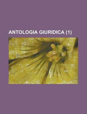 Book cover for Antologia Giuridica (1)