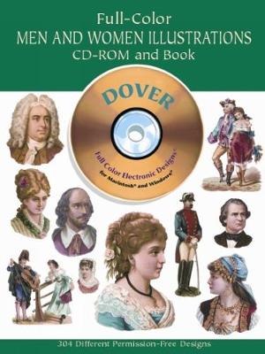 Book cover for Full-Color Men and Women Illustrations CD-ROM and Book