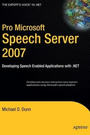 Cover of Pro Microsoft Speech Server 2007