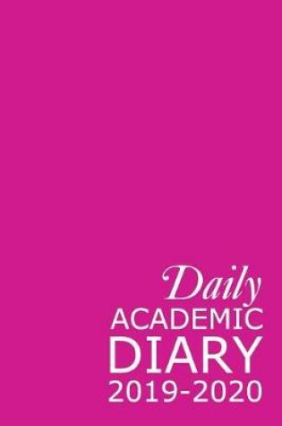 Cover of Daily Academic Diary 2019-2020