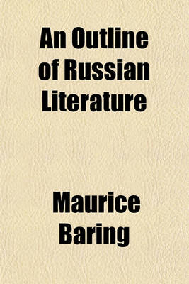 Book cover for An Outline of Russian Literature