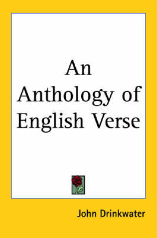 Cover of An Anthology of English Verse