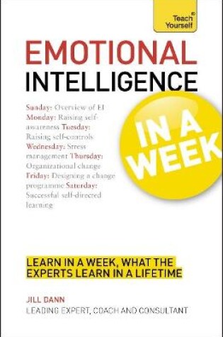 Cover of Emotional Intelligence In A Week