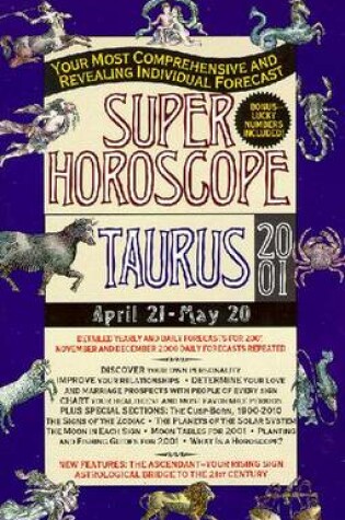Cover of Super Horoscope: Taurus 2001