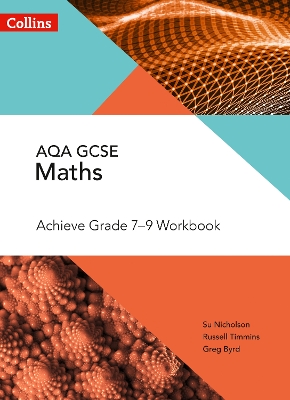 Book cover for AQA GCSE Maths Achieve Grade 7-9 Workbook