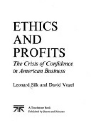 Cover of Ethics and Profits