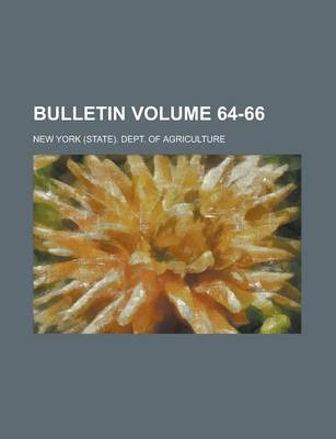 Book cover for Bulletin Volume 64-66