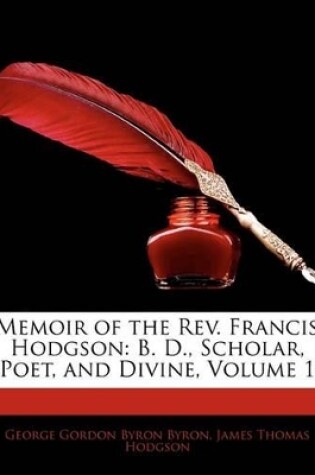 Cover of Memoir of the REV. Francis Hodgson